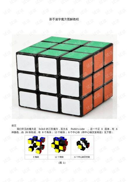 魔方图解视频,轻松掌握还原技巧全攻略